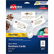 Avery Clean Edge Business Cards (5871)