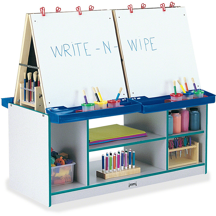 Jonti-Craft Rainbow Accents 4 Station Art Center (0294JCWW005)