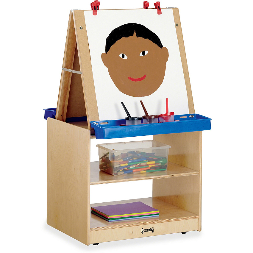 Jonti-Craft Rainbow Accents Multi-Station Art Center (0289JC)