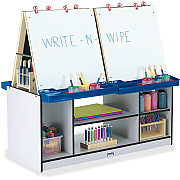 Jonti-Craft Rainbow Accents 4 Station Art Center (0294JCWW180)