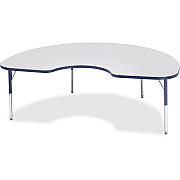 Jonti-Craft Berries Elementary Height Color Edge Kidney Table (6423JCE112)