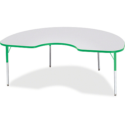 Jonti-Craft Berries Adult Height Prism Color Edge Kidney Table (6423JCA119)