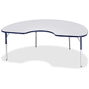 Jonti-Craft Berries Adult Height Prism Color Edge Kidney Table (6423JCA112)