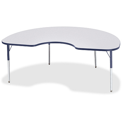 Jonti-Craft Berries Adult Height Prism Color Edge Kidney Table (6423JCA112)