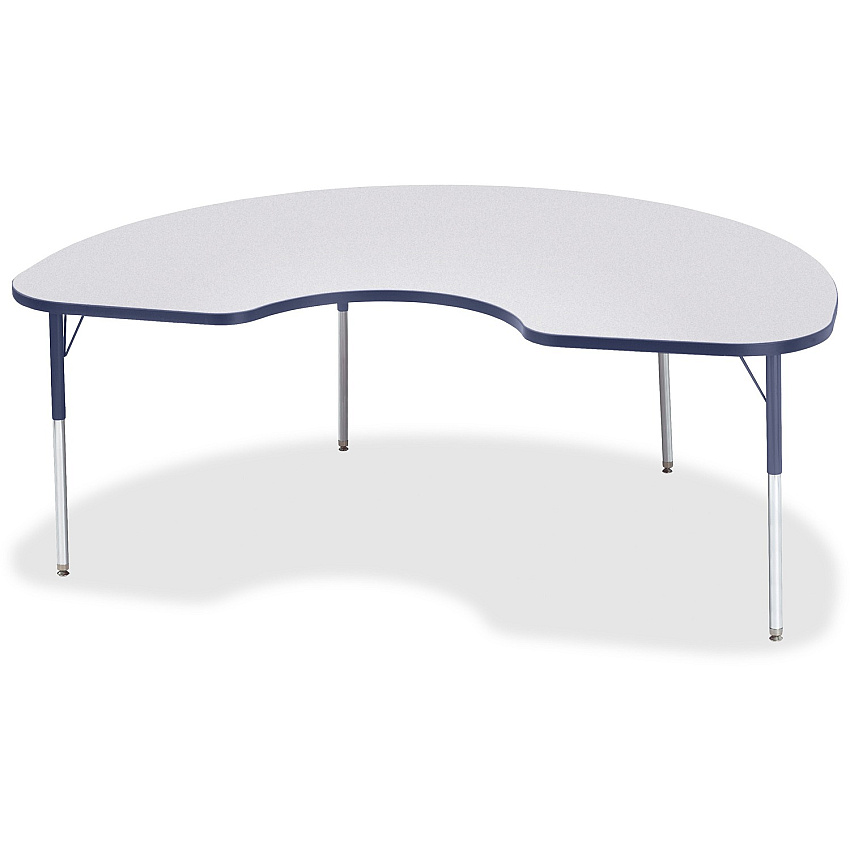 Jonti-Craft Berries Adult Height Prism Color Edge Kidney Table (6423JCA112)