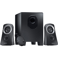 Logitech Z313 2.1 Speaker System - 25 W RMS - Black (LOG980000382)