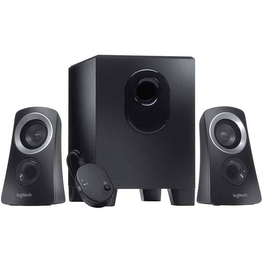 Logitech Z313 2.1 Speaker System - 25 W RMS - Black (LOG980000382)