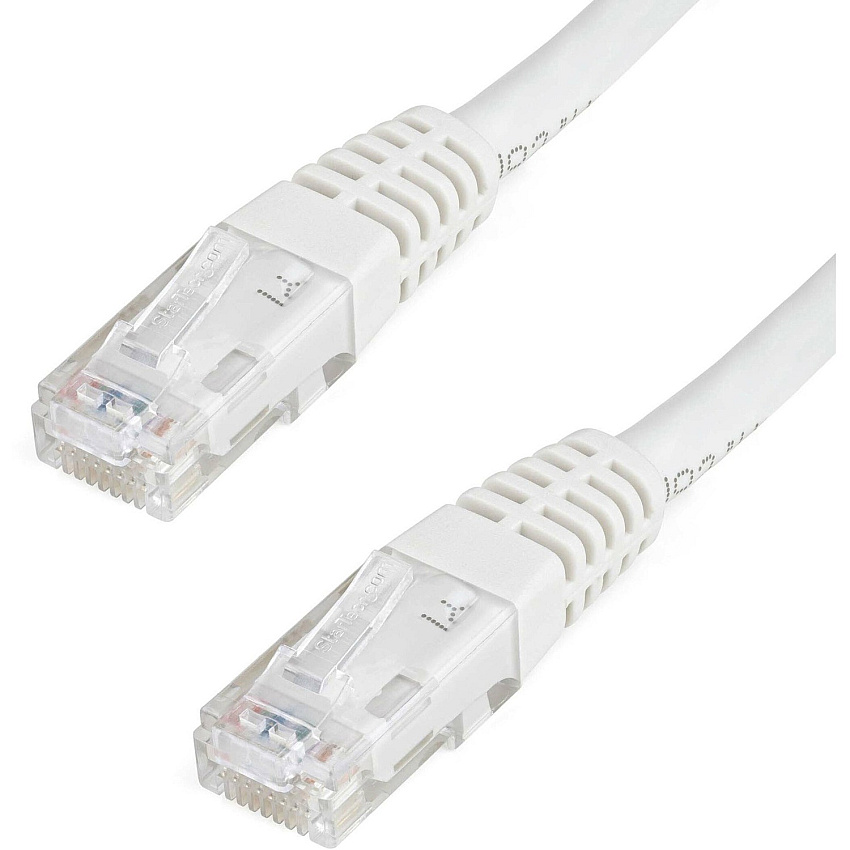 StarTech 4ft Cat6 Ethernet Cable White Cat 6 Poe (C6PATCH4WH)