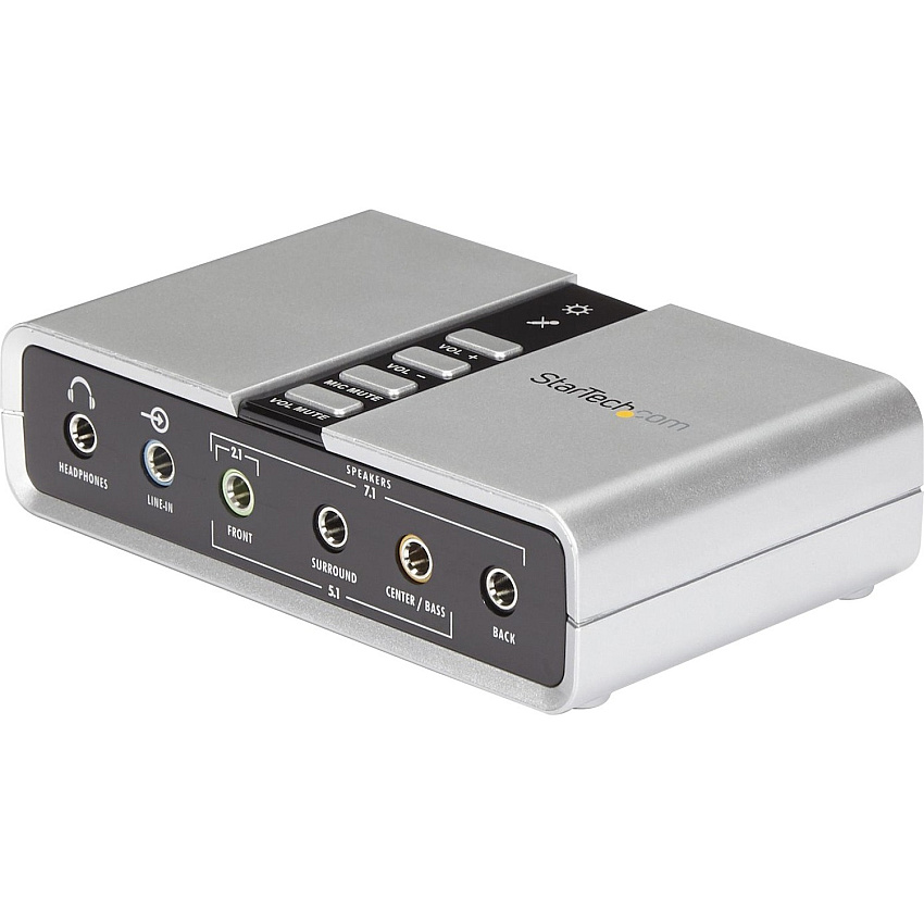 StarTech Usb Audio Adapter External Sound Card (ICUSBAUDIO7D)