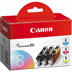 Canon CLI-8 Original Ink Cartridge (CNMCLI8CLRPK)