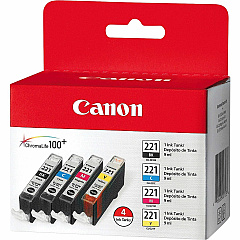 Canon CLI-221 Original Ink Cartridge (CNMCLI221CLPK)