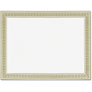 Geographics Gold Foil Stamped Flourish Design Award Certificate (GEO45492)