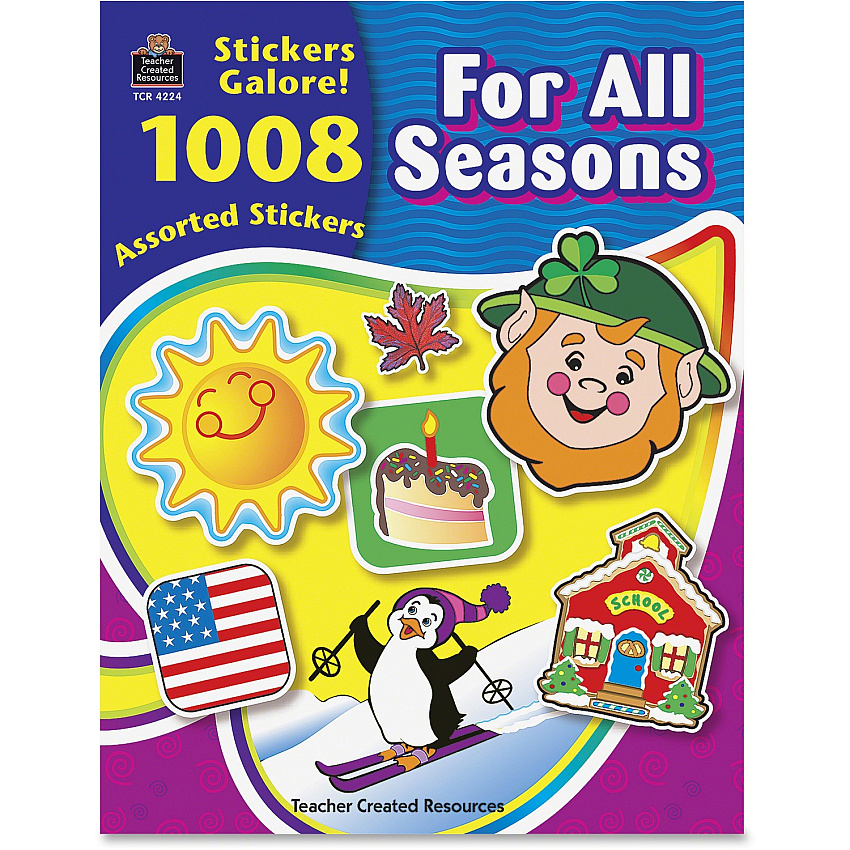 Teacher Created Resources For All Seasons Sticker Book (TCR4224)