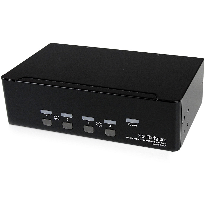 StarTech 4 Port Dual Dvi Usb Kvm Switch (SV431DD2DUA)