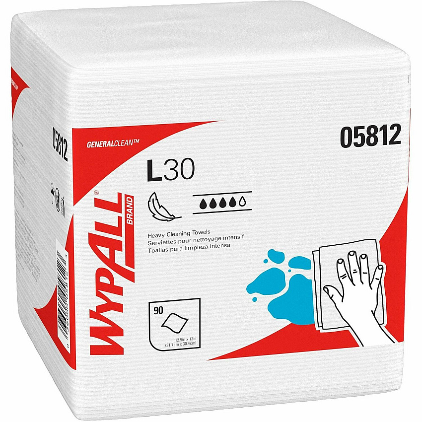 Wypall GeneralClean L30 Heavy Duty Cleaning Towels (KCC05812)