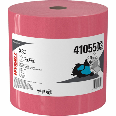 Wypall Power Clean X80 Heavy Duty Cloths - Jumbo Roll (41055)