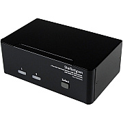 StarTech 2 Port Dvi Vga Dual Monitor Kvm Switch (SV231DDVDUA)