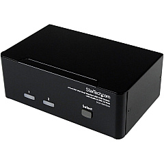 StarTech 2 Port Dvi Vga Dual Monitor Kvm Switch (SV231DDVDUA)