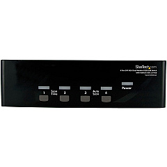 StarTech 4 Port Dvi Vga Dual Monitor Kvm Switch (SV431DDVDUA)