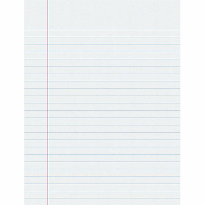 Pacon Composition Paper - Government - Letter (PAC2431)