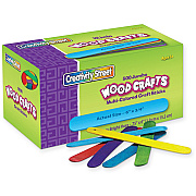 Creativity Street Jumbo Craft Sticks Bright Assortment (CKC377602)