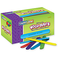 Creativity Street Jumbo Craft Sticks Bright Assortment (CKC377602)