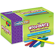 Creativity Street Bright Hues Wood Craft Sticks (CKC377502)