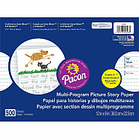 Pacon Multi-program Ruled Picture Story Paper (PAC2423)