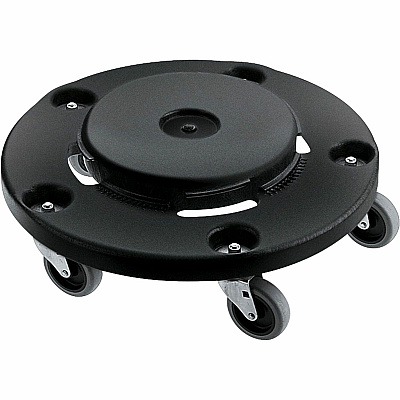 Rubbermaid Commercial Brute Easy Twist Round Dolly (RCP264000BK)