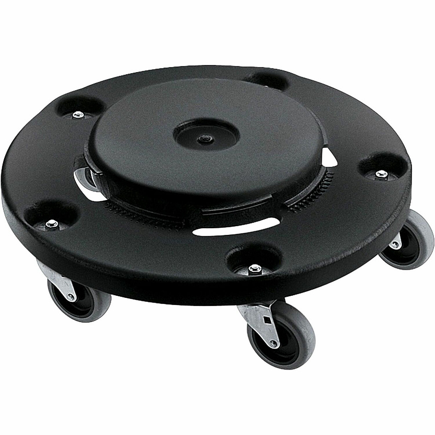 Rubbermaid Commercial Brute Easy Twist Round Dolly (RCP264000BK)