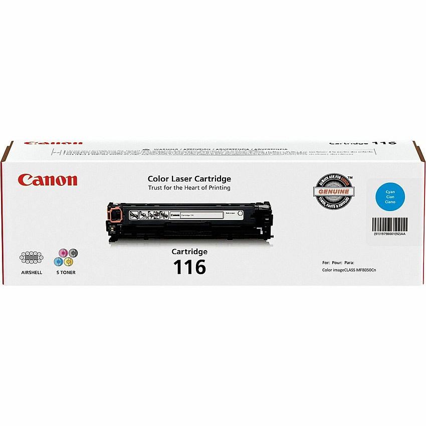 Canon 116 Original Toner Cartridge (CNMCRTDG116CY)