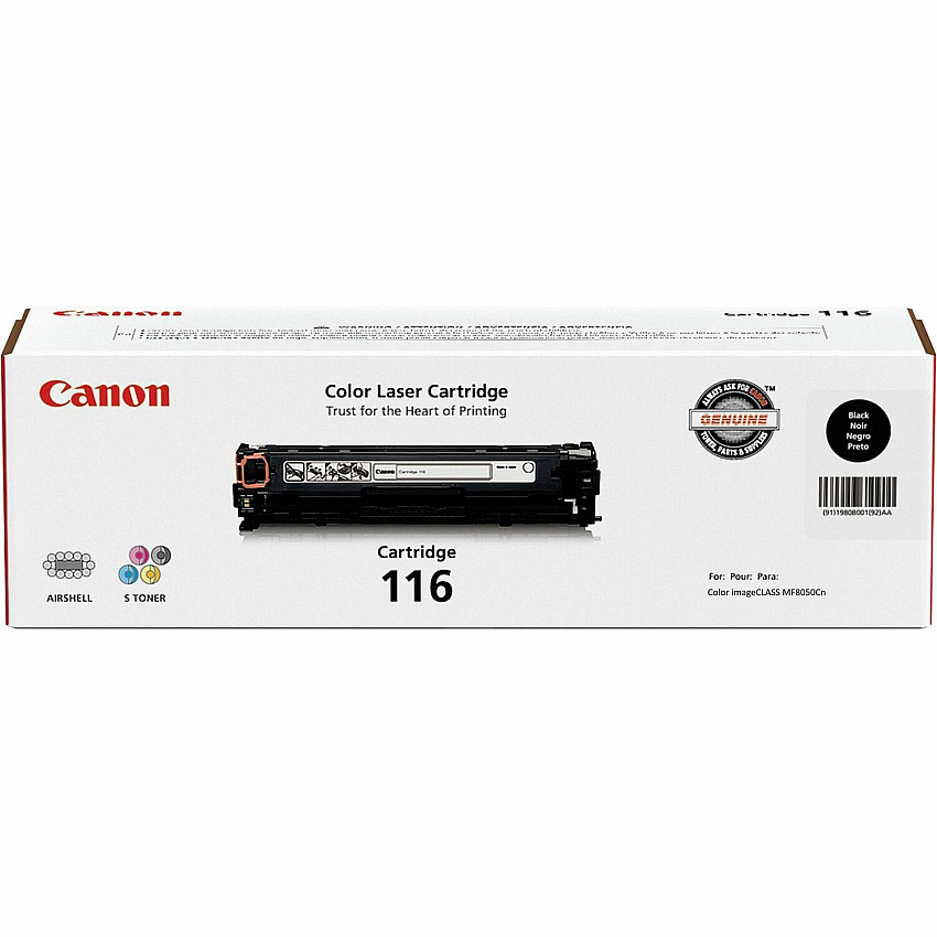 Canon 116 Original Toner Cartridge (CNMCRTDG116BK)