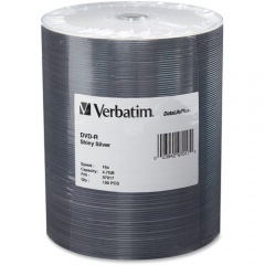 Verbatim DataLifePlus 97017 DVD Recordable Media - DVD-R - 16x - 4.70 GB - 100 Pack Wrap