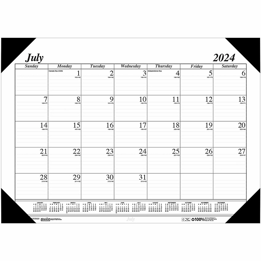 House of Doolittle 14-month Academic Economy Desk Pad (12502)