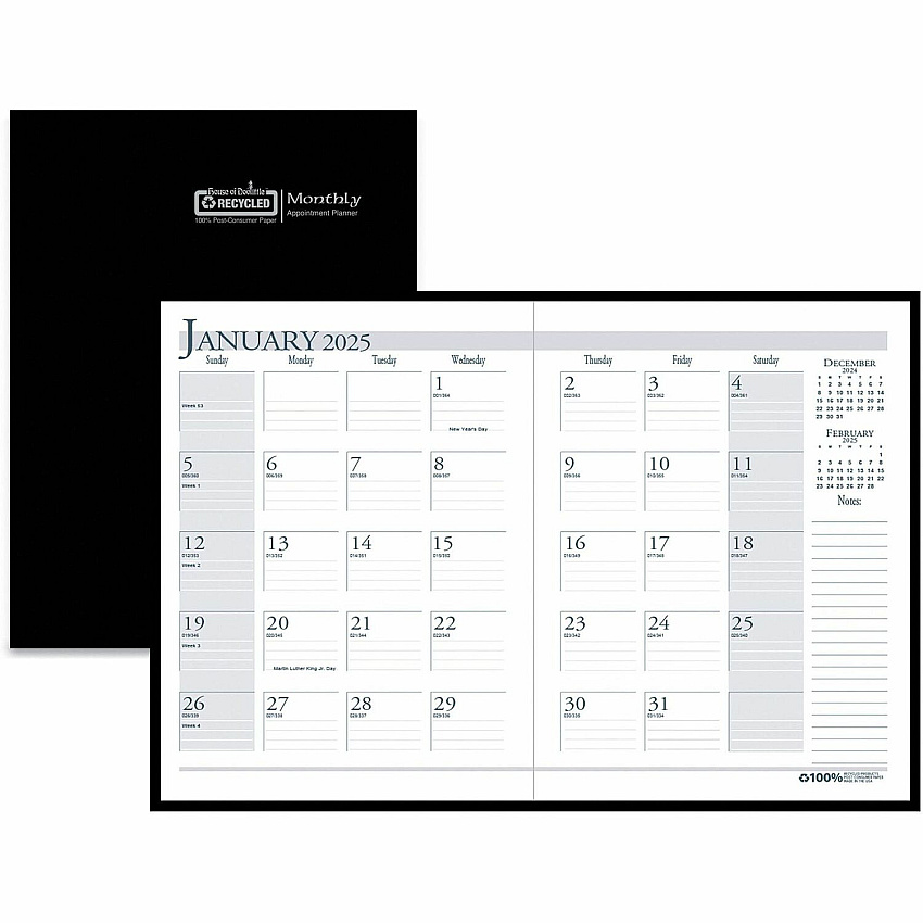 House of Doolittle Economy Stitched Cover Monthly Planner (26002)
