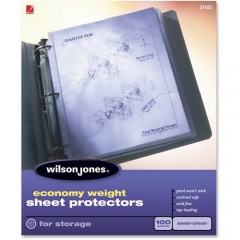 Wilson Jones Economy Weight Top-Loading Sheet Protectors (21423)