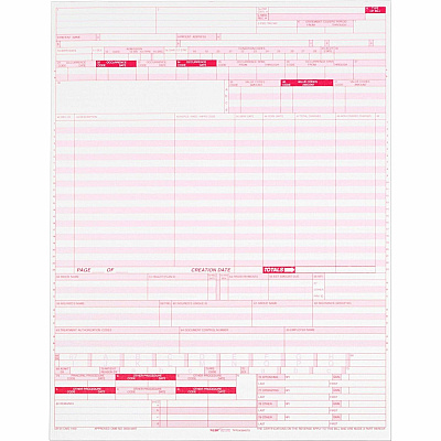 TOPS 1-part UB-04 Laser-cut Forms (TOP59870R)