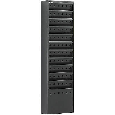 Safco 11-Pocket Steel Magazine Racks (SAF4321BL)
