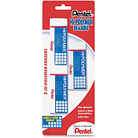 Pentel Hi-Polymer Eraser (PENZEH10BP3K6)