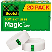 Scotch 3/4"W Magic Tape (MMM810K20)