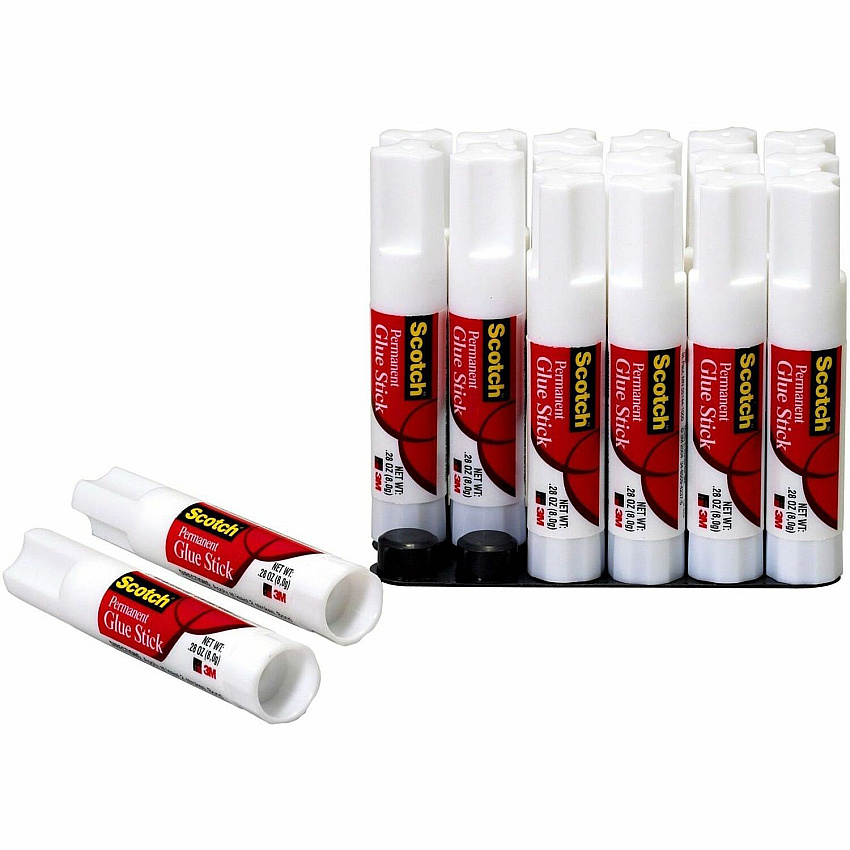 Scotch Permanent Glue Sticks (MMM600818)