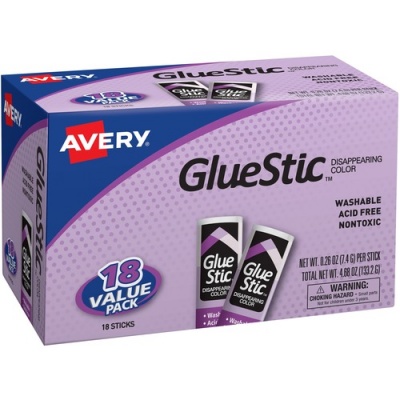 Avery Glue Stic Disappearing Purple Color (98079)