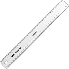 Westcott 12" Shatterproof Ruler (ACM13862)