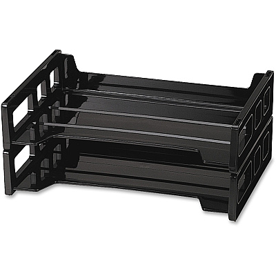 Officemate Side-Loading Desk Trays, 2PK (OIC21022)