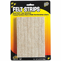 Scratch Guard Self-Adhesive Felt Strips (MAS88495)