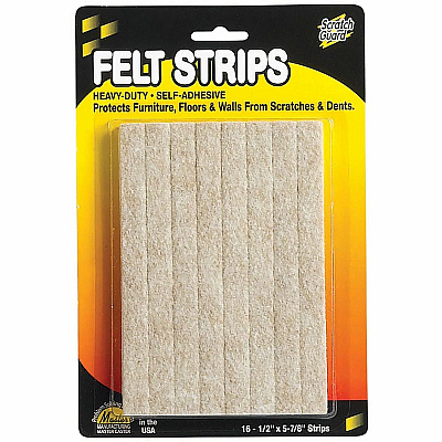 Scratch Guard Self-Adhesive Felt Strips (MAS88495)