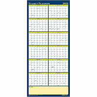 House of Doolittle Laminated Yearly Wall Planner (3974)