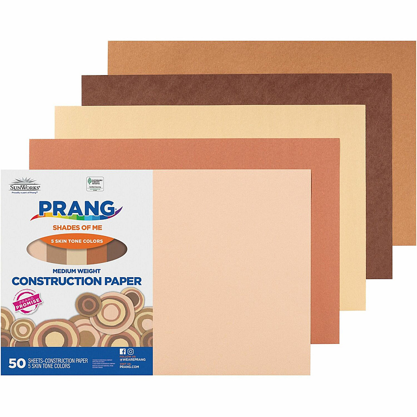 Prang Multicultural Construction Paper (PAC9512)