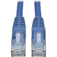 Eaton Tripp Lite Series Cat6 Gigabit Snagless Molded (UTP) Ethernet Cable (RJ45 M/M), PoE, Blue, 50 ft. (15.24 m) (TRPN201050BL)
