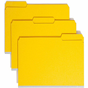 Smead Colored 1/3 Tab Cut Letter Recycled Fastener Folder (SMD14939)